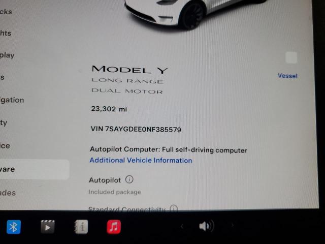 7SAYGDEE0NF385579 Tesla Model Y  9