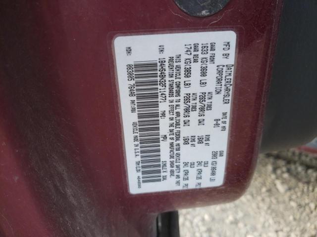 2002 Dodge Durango Slt VIN: 1B4HS48N32F114771 Lot: 82623733