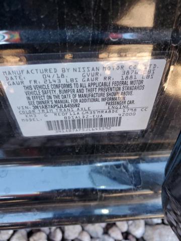 3N1AB7AP5JL645592 | 2018 NISSAN SENTRA S