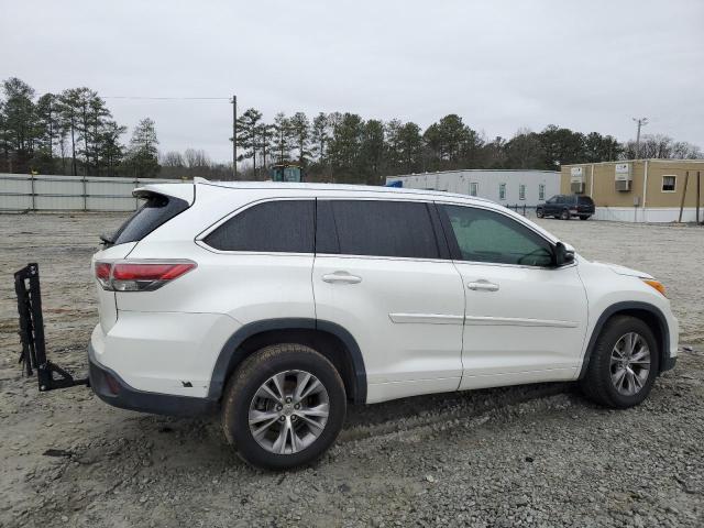 VIN 5TDKKRFH7ES005754 2014 Toyota Highlander, Xle no.3