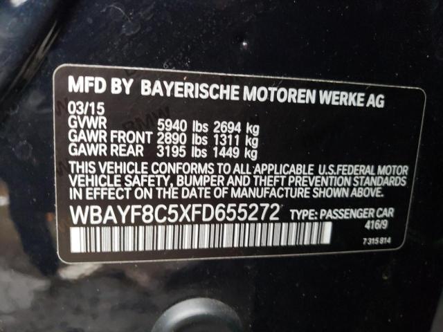 VIN WBAYF8C5XFD655272 2015 BMW 7 Series, 750LI Lxi no.13