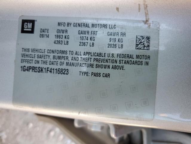 2015 BUICK VERANO CON 1G4PR5SK1F4116823