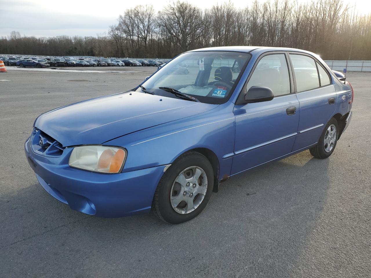 Lot #2887755744 2001 HYUNDAI ACCENT GL