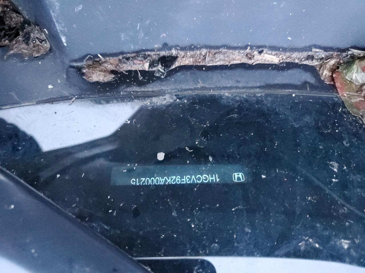 1HGCV3F92KA000215 HONDA ACCORD 2019