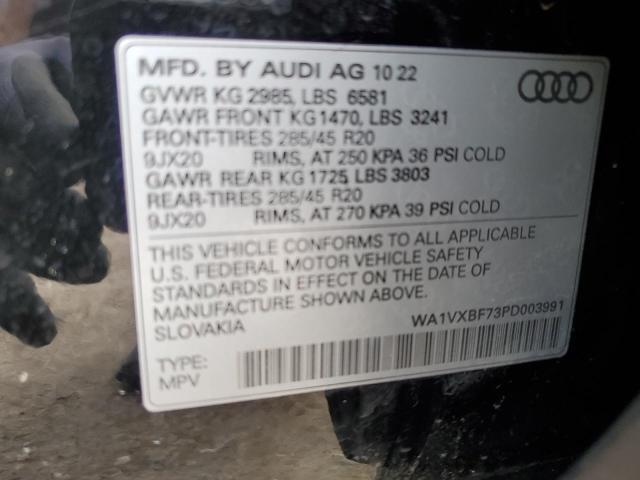 Lot #2488948551 2023 AUDI Q7 PRESTIG salvage car