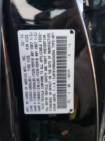 5J8TB1H58AA004954 | 2010 Acura rdx technology