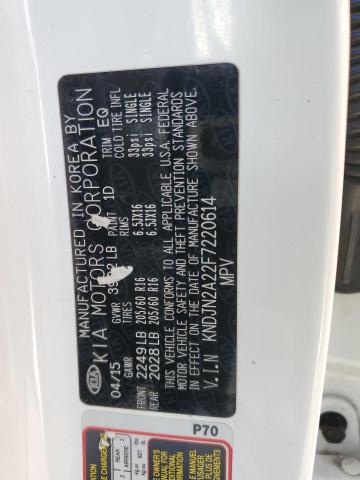 KNDJN2A22F7220614 | 2015 KIA SOUL