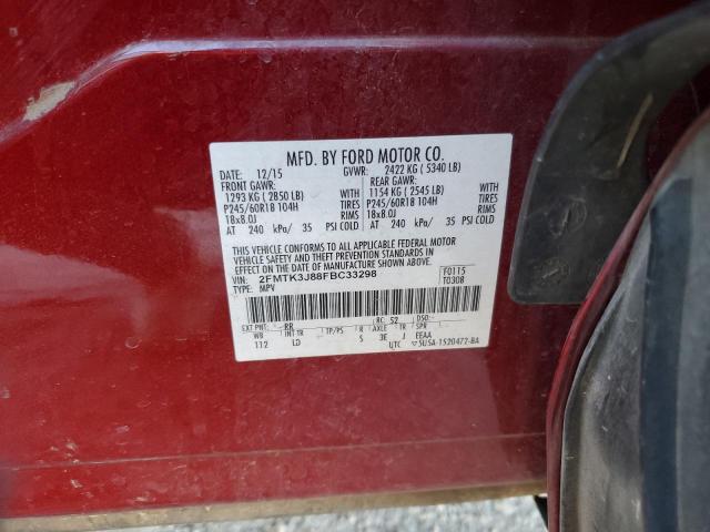 2FMTK3J88FBC33298 2015 FORD EDGE, photo no. 13