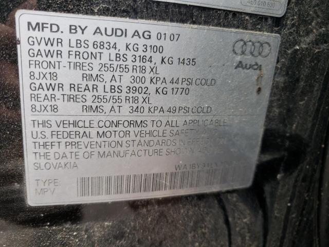 WA1BY94LX7D076431 | 2007 Audi q7 3.6 quattro premium