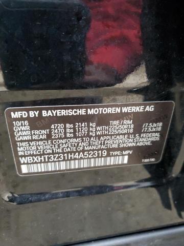 2017 BMW X1 XDRIVE2 WBXHT3Z31H4A52319