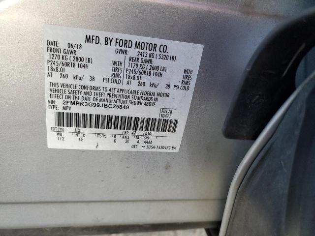 2018 FORD EDGE SE - 2FMPK3G99JBC25849