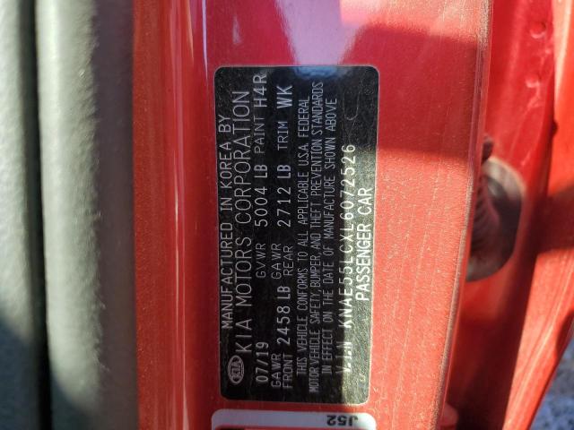 2020 KIA STINGER KNAE55LCXL6072526