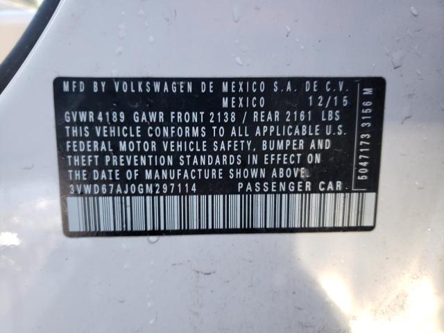 2016 VOLKSWAGEN JETTA SE - 3VWD67AJ0GM297114