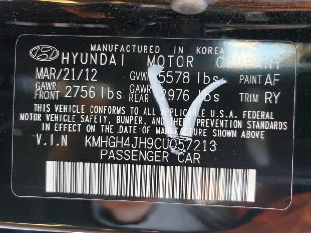 2012 Hyundai Equus Signature VIN: KMHGH4JH9CU057213 Lot: 38239274