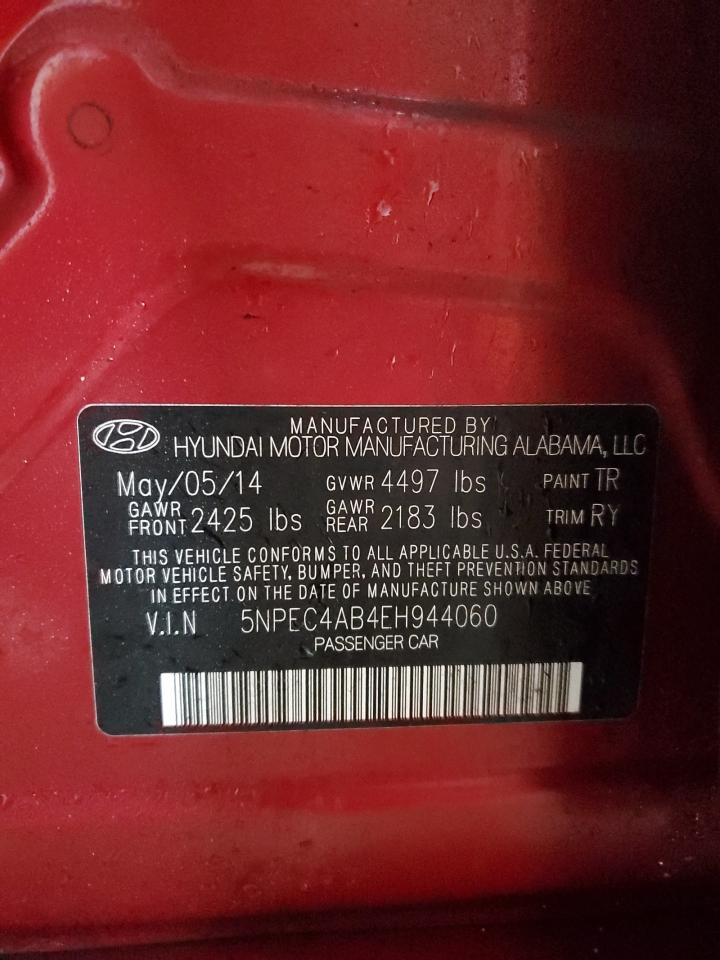 5NPEC4AB4EH944060 2014 Hyundai Sonata Se