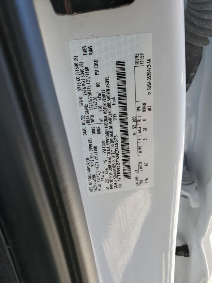 1FT8W3BTXNED45573 FORD F350 2022