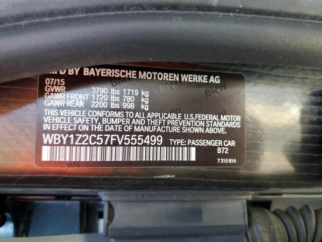 WBY1Z2C57FV555499 | 2015 BMW I3 BEV