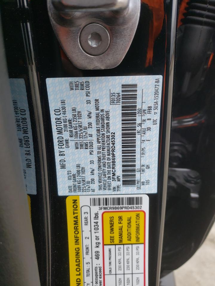 3FMCR9B69PRD45302 FORD BRONCO 2023