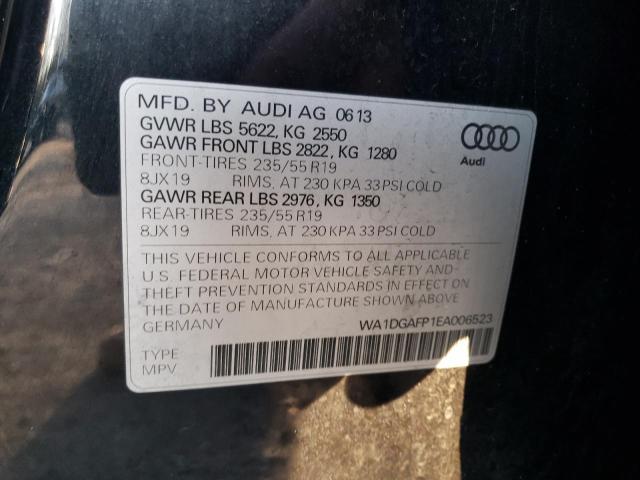 VIN WA1DGAFP1EA006523 2014 Audi Q5, Premium Plus no.13