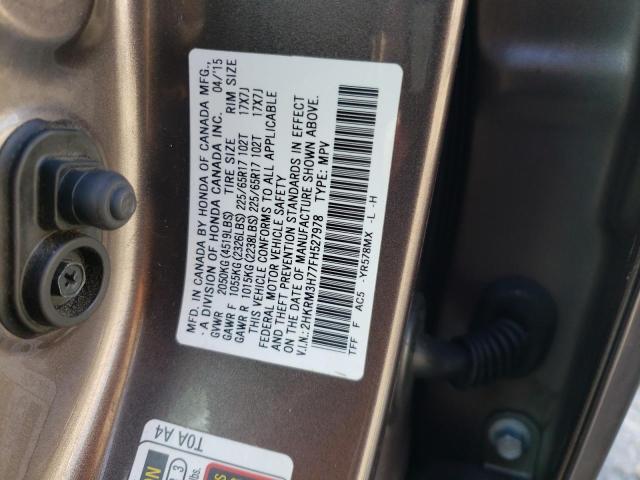 2015 HONDA CRV - 2HKRM3H77FH527978