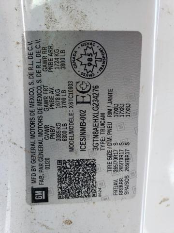 2020 GMC SIERRA C15 - 3GTN8AEHXLG234276