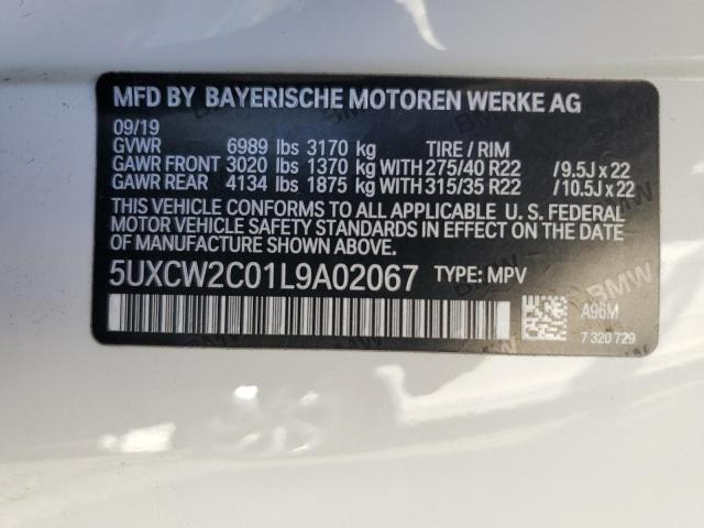 VIN 5UXCW2C01L9A02067 2020 BMW X7, Xdrive40I no.13