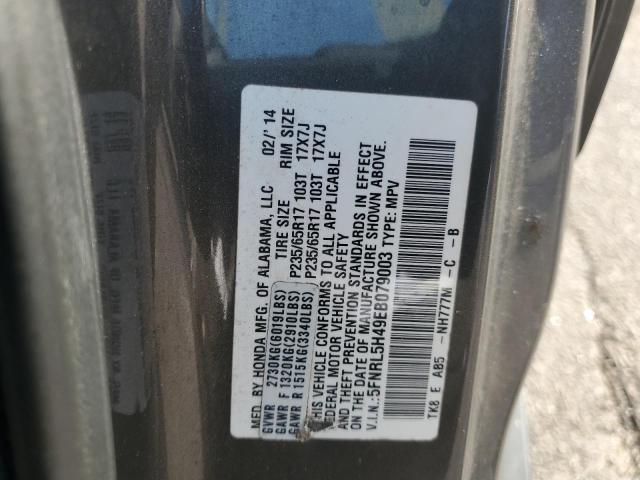 5FNRL5H49EB079003 | 2014 HONDA ODYSSEY EX