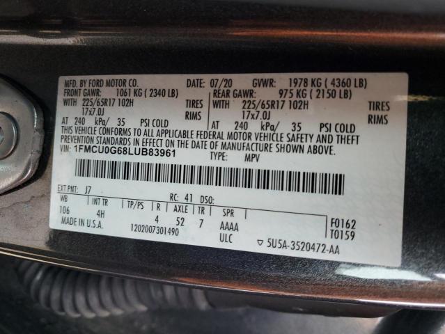 1FMCU0G68LUB83961 2020 FORD ESCAPE - Image 14