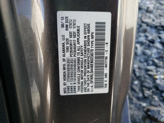 5FNRL5H48EB023070 | 2014 HONDA ODYSSEY EX