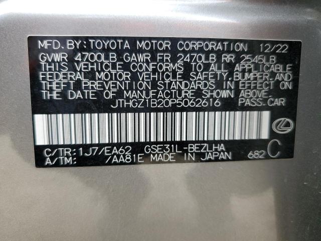 2023 LEXUS IS 350 F S - JTHGZ1B20P5062616