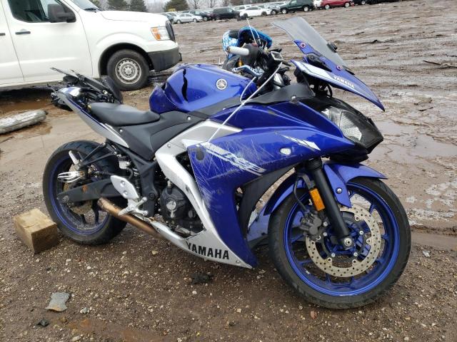 YAMAHA YZFR3 2017 blue  gas MH3RH06Y0HK017380 photo #1