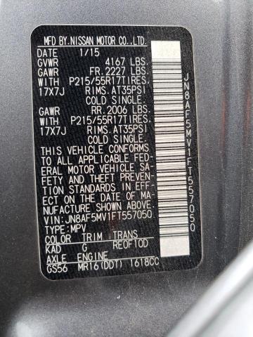 2015 NISSAN JUKE S - JN8AF5MV1FT557050