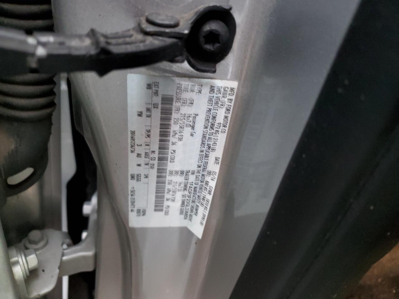 1FADP3F23GL336859 FORD FOCUS 2016