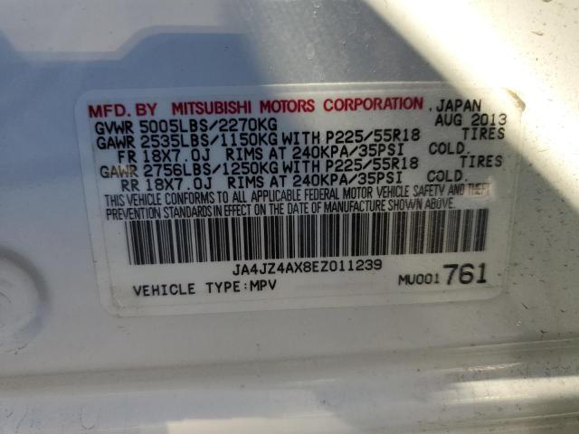 JA4JZ4AX8EZ011239 | 2014 MITSUBISHI OUTLANDER