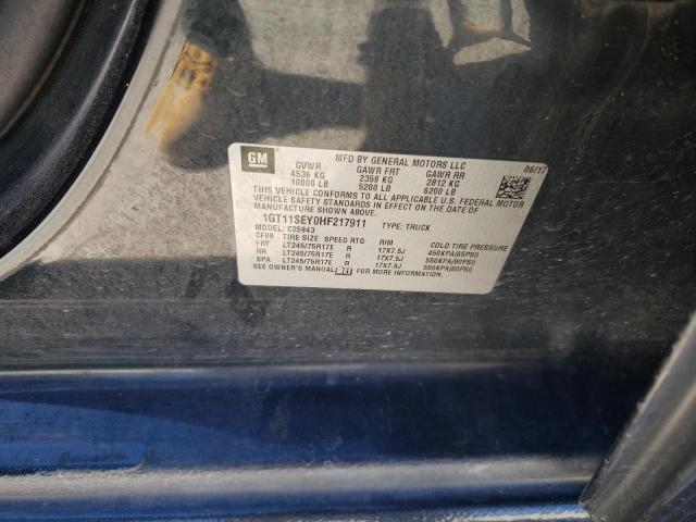 2017 GMC SIERRA C25 1GT11SEY0HF217911