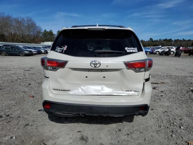 VIN 5TDJKRFH1ES010640 2014 Toyota Highlander, Xle no.6