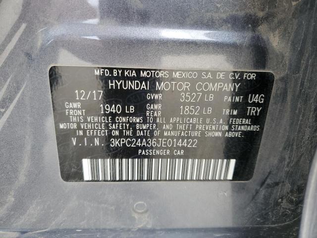 VIN 5TFAZ5CN6HX041976 2018 HYUNDAI ACCENT no.12