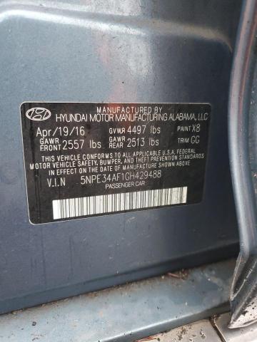 2016 HYUNDAI SONATA SPO 5NPE34AF1GH429488