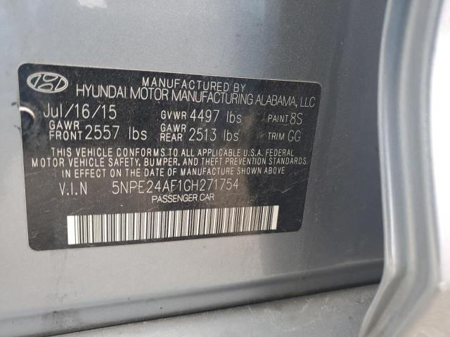 2016 Hyundai Sonata Se VIN: 5NPE24AF1GH271754 Lot: 82754143