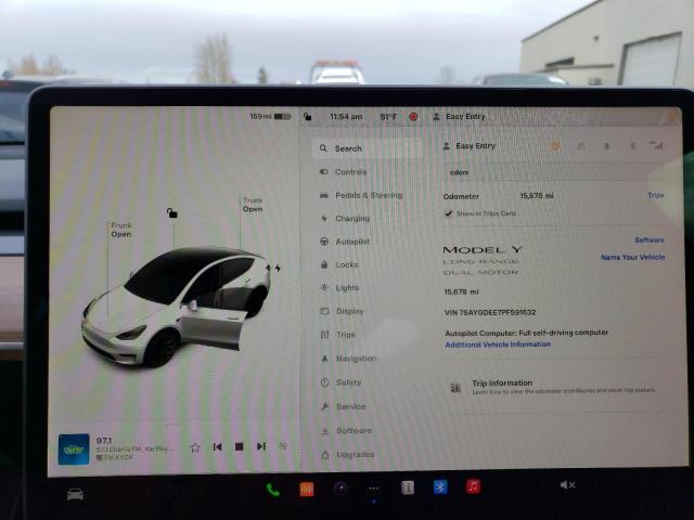 7SAYGDEE7PF591632 | 2023 TESLA MODEL Y