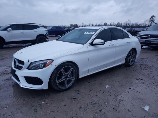 Lot #2459547122 2018 MERCEDES-BENZ C 300 salvage car