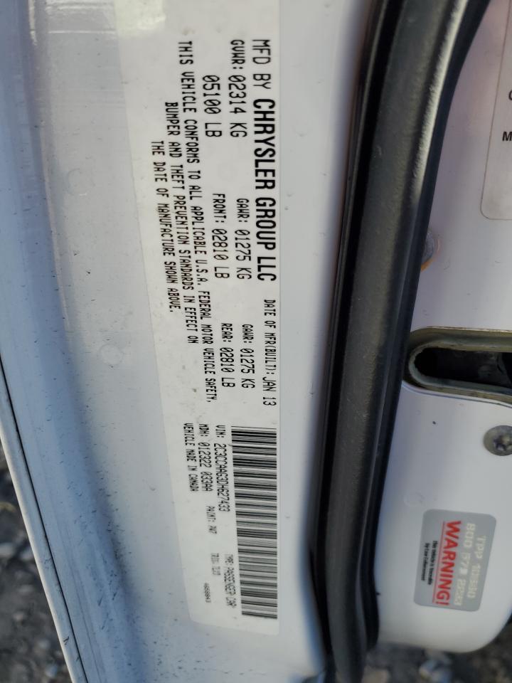 2C3CCAAG3DH627433 2013 Chrysler 300