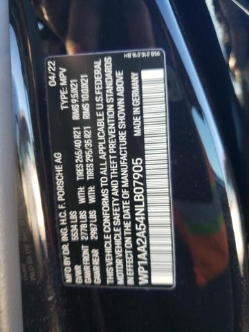 2022 PORSCHE MACAN - WP1AA2A54NLB07905
