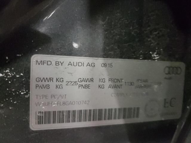 2016 AUDI A4 PROGRES - WAUFFCFL8GA010742