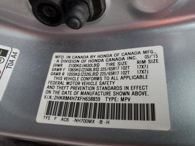 2015 HONDA CR-V EXL 2HKRM4H7XFH658859