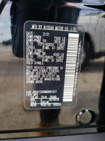 JN8AY2AD8M9661517 | 2021 NISSAN ARMADA SV