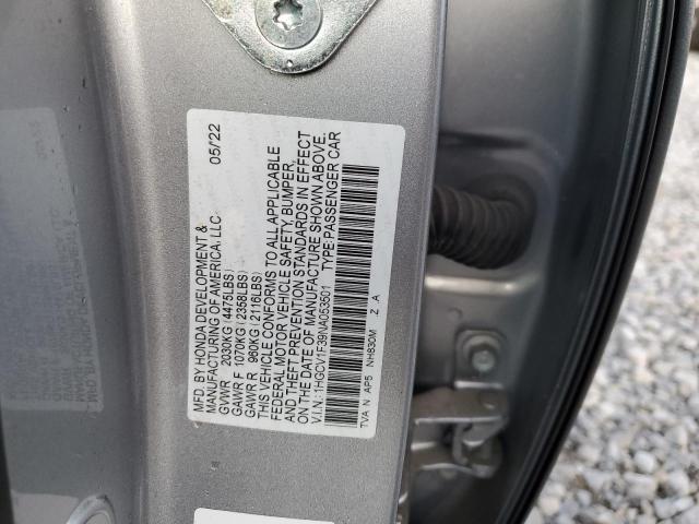 1HGCV1F39NA053501 | 2022 HONDA ACCORD SPO