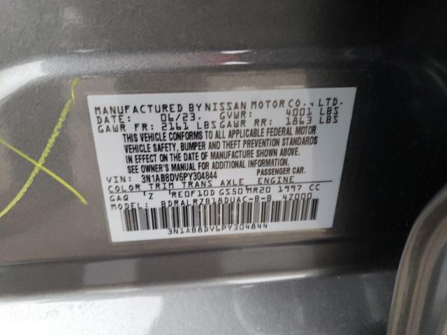 3N1AB8DV6PY304844 | 2023 NISSAN SENTRA SR