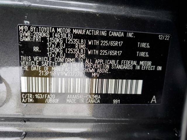 2023 TOYOTA RAV4 XLE - 2T3P1RFV1PW337270