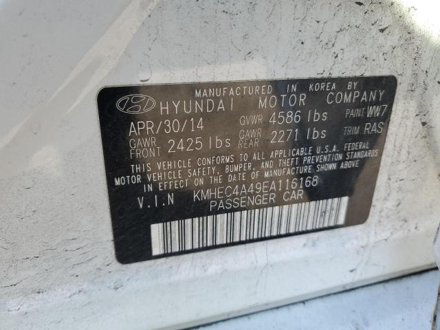 KMHEC4A49EA116168 | 2014 HYUNDAI SONATA HYB